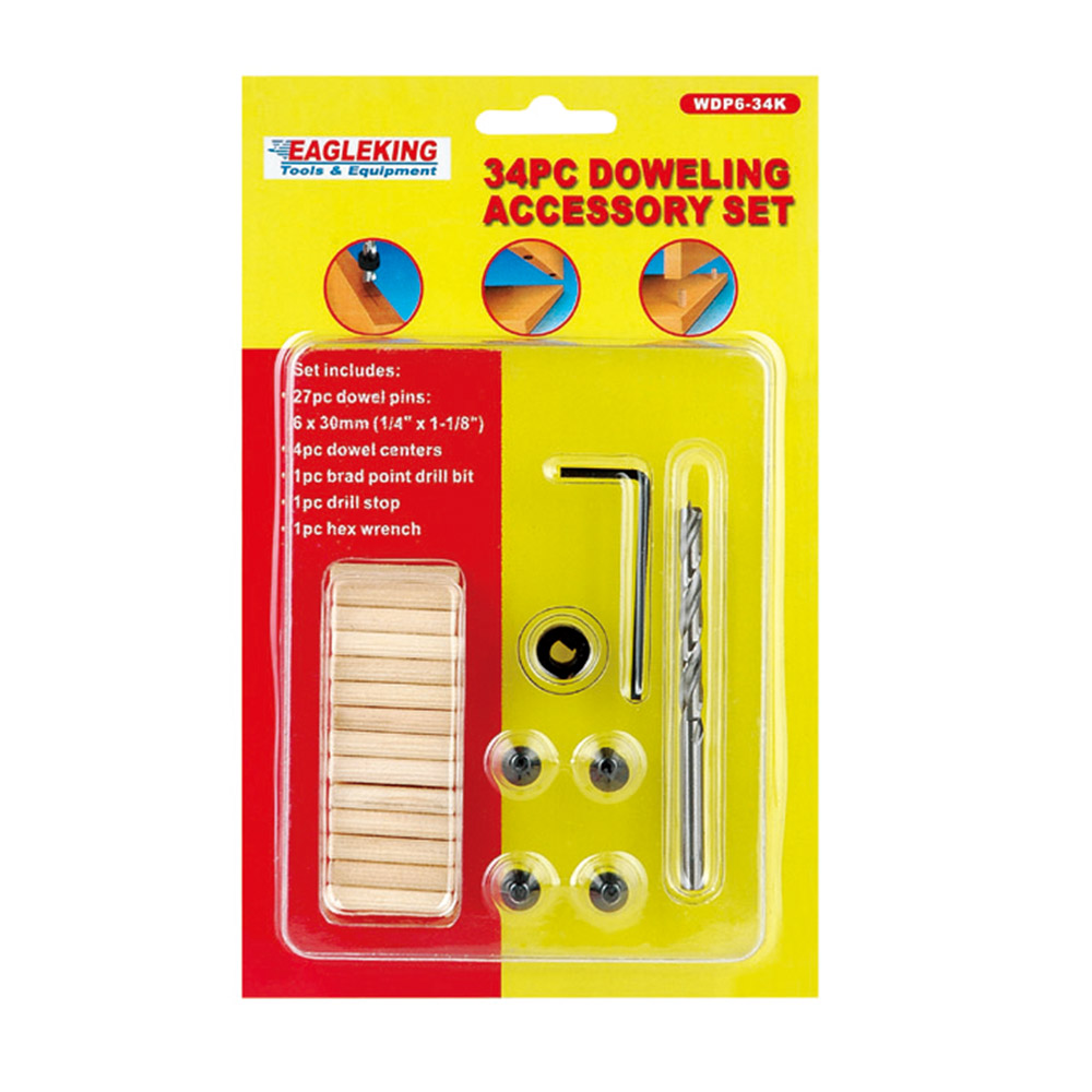 34pc Doweling  Accessory Set